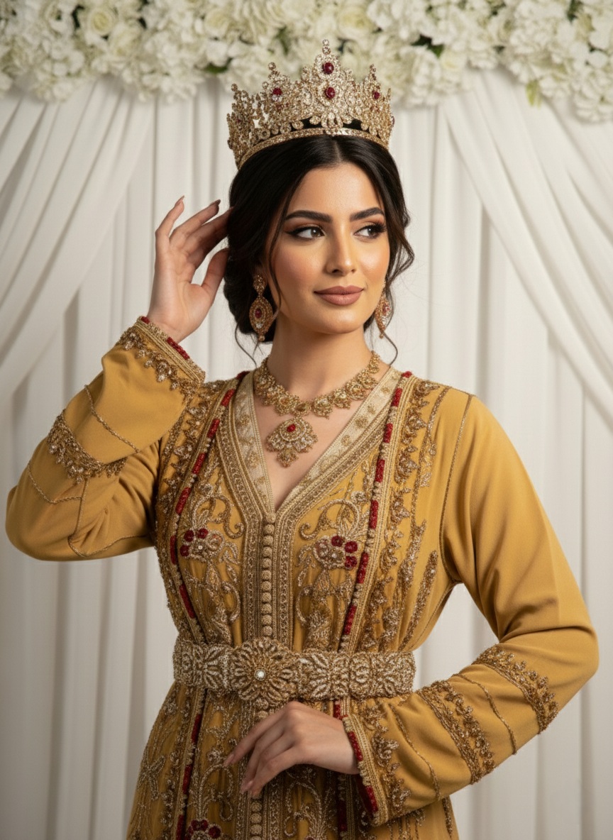 Caftan mariée marocain
