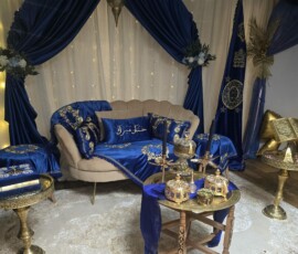 Tahara/anniversaire assise de circoncision bleu