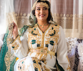 caftans maries caftan blanc dore mariee2