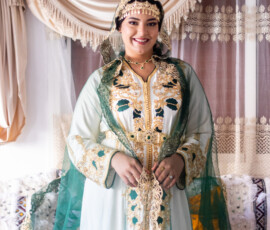 caftans maries caftan blanc dore mariee3