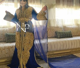 caftans maries caftan bleu mariee3 (2)