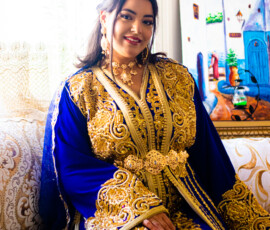 caftans maries caftan bleu mariee3