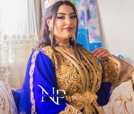 caftans maries caftan bleu mariee4